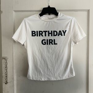 birthday girl medium shirt